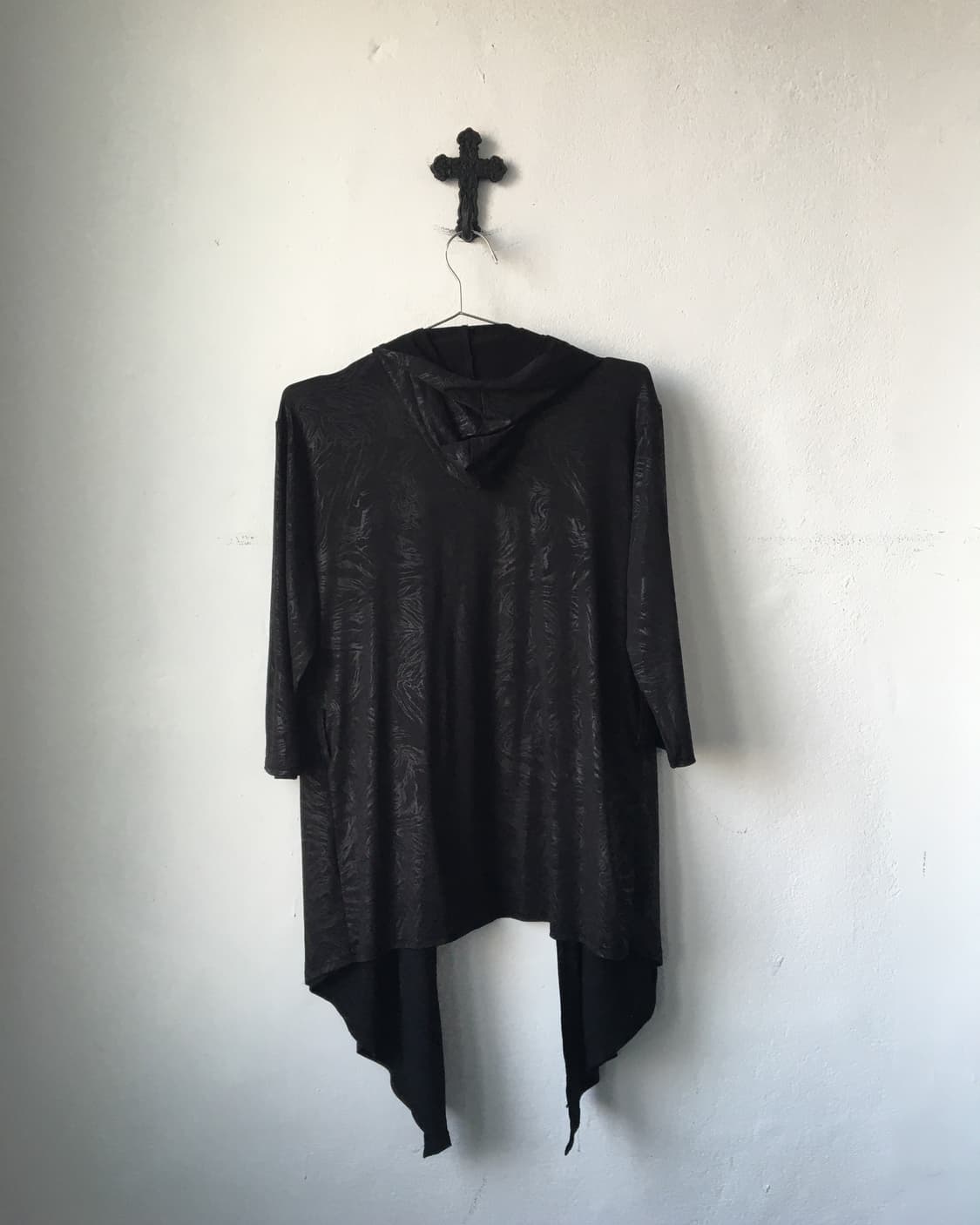 Berning sho pattern point drape hood ope 상품이미지3