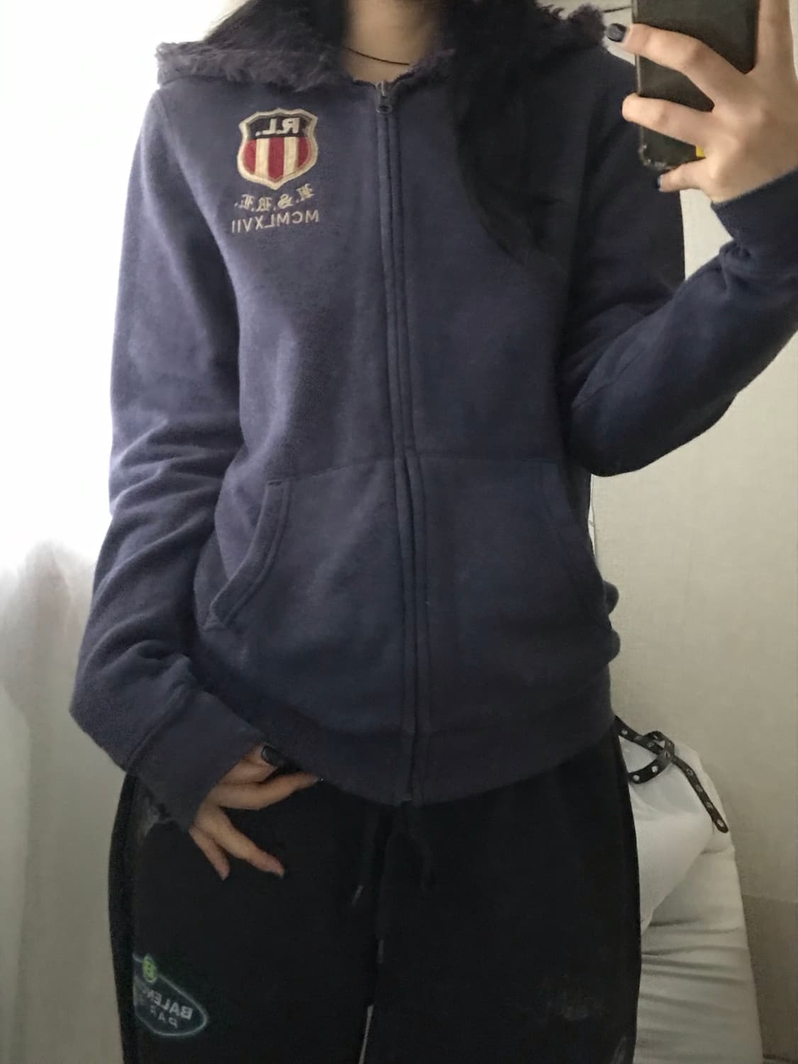 폴로 빅로고 울프죠 후드집업 상품이미지4