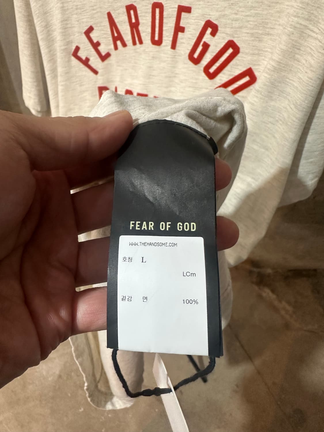 피어오브갓 베이스볼 반팔 상품이미지5