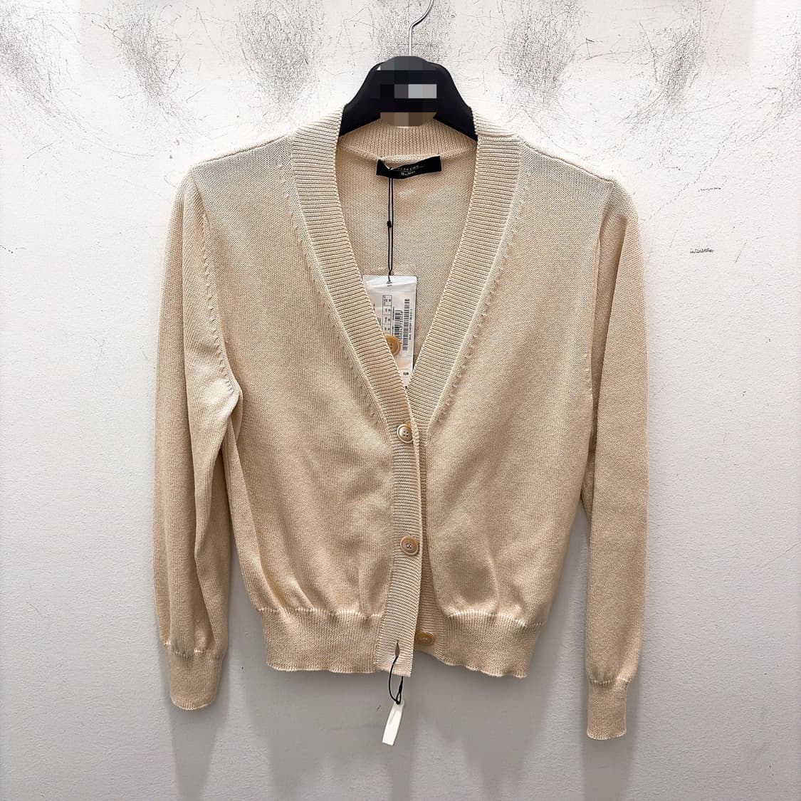 (정품/새상품) 막스마라 위켄드 여성 페코라 베이지 코튼 가디건 상품이미지1