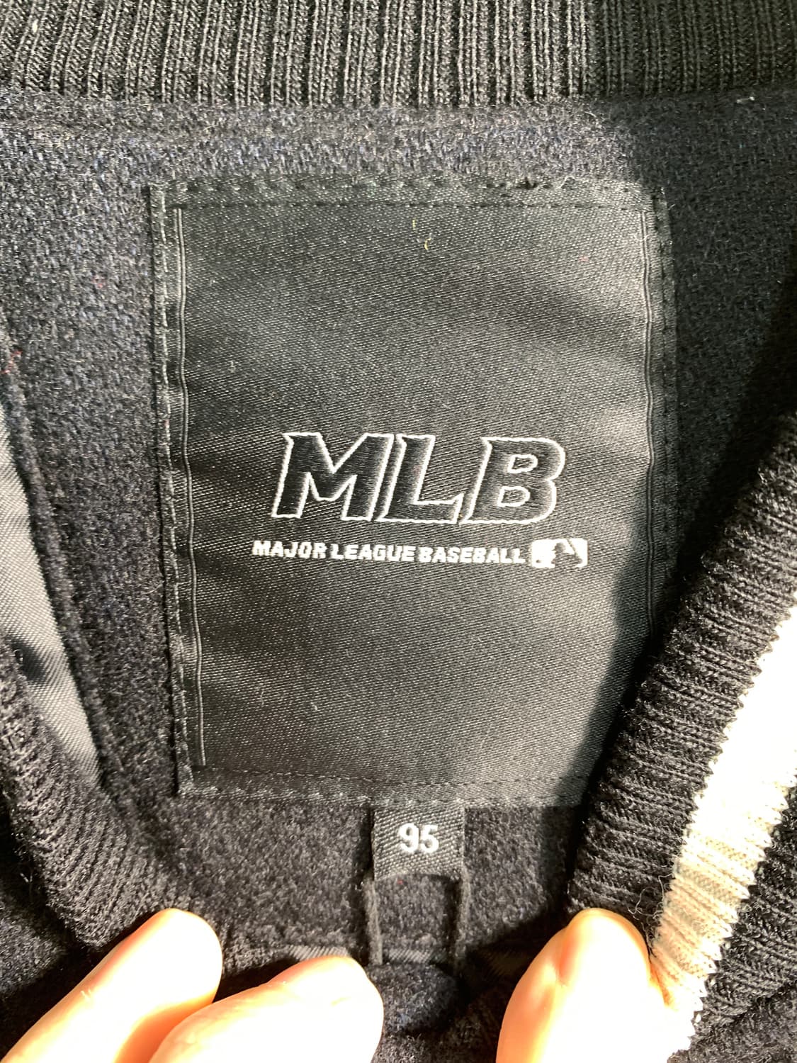 MLB 빈티지 울혼방 바시티 자켓 95 상품이미지7