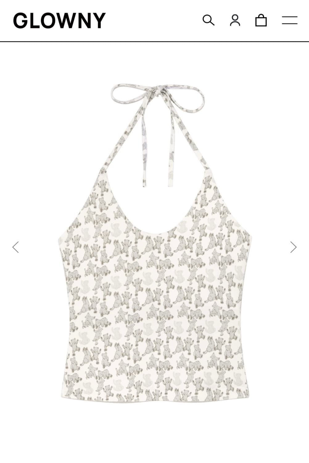 GLOWNY_ AIR HALTER NECK TANK 상품이미지2