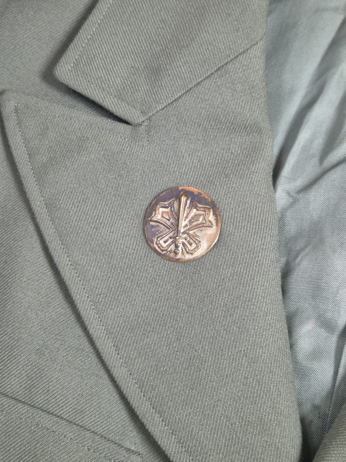 육군 구형 보병 원사 정복 전투복 상의 자켓 (S) 상품이미지7