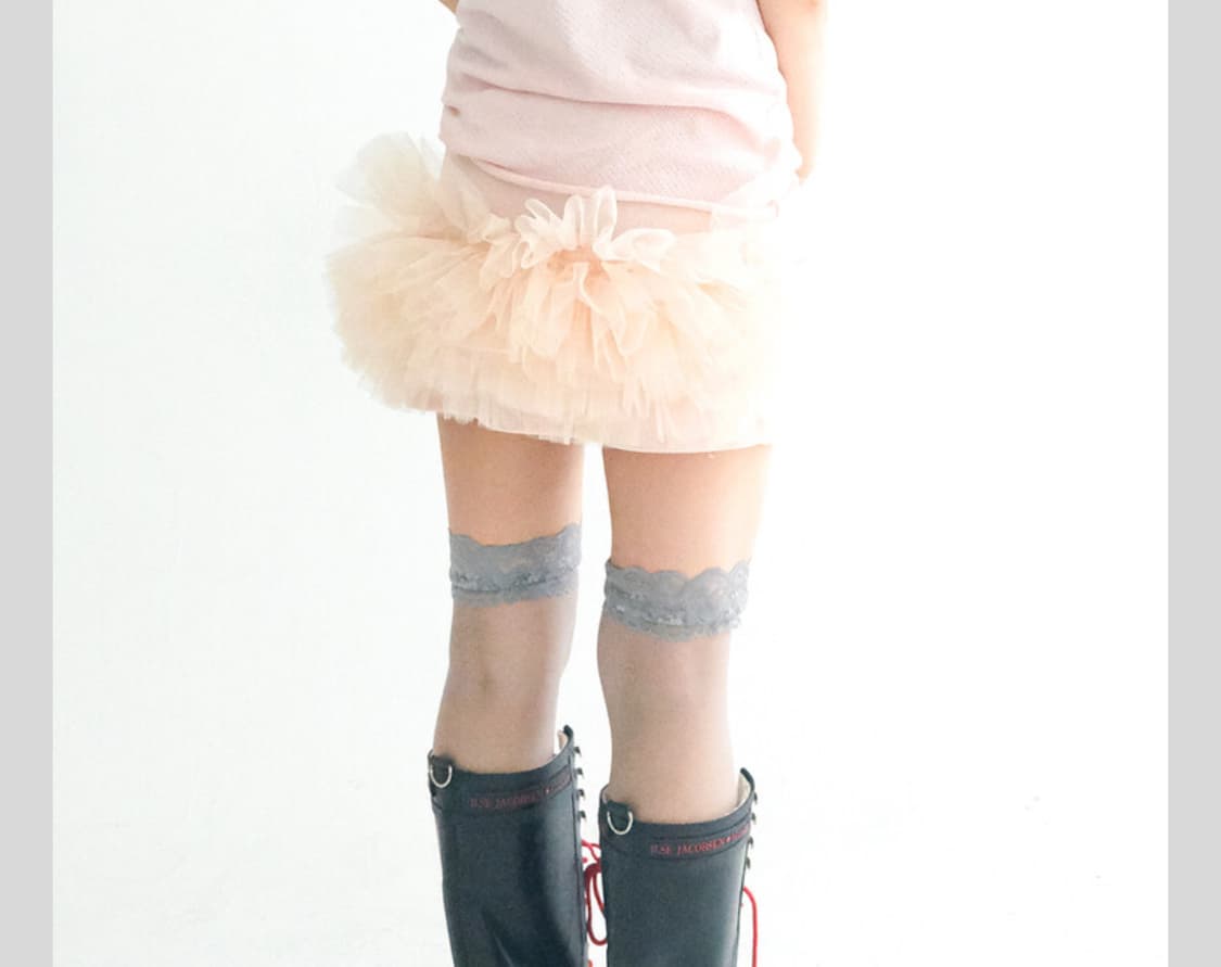 샵페어리 jersey volume tulle skirt 상품이미지2