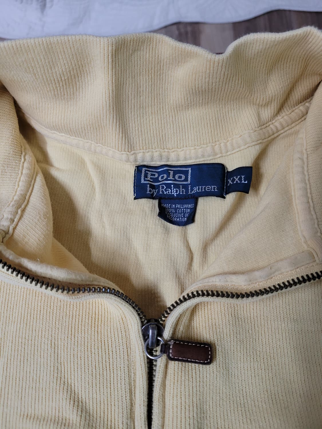 폴로 랄프로렌 옐로우 컬러 하프 집업 상품이미지4