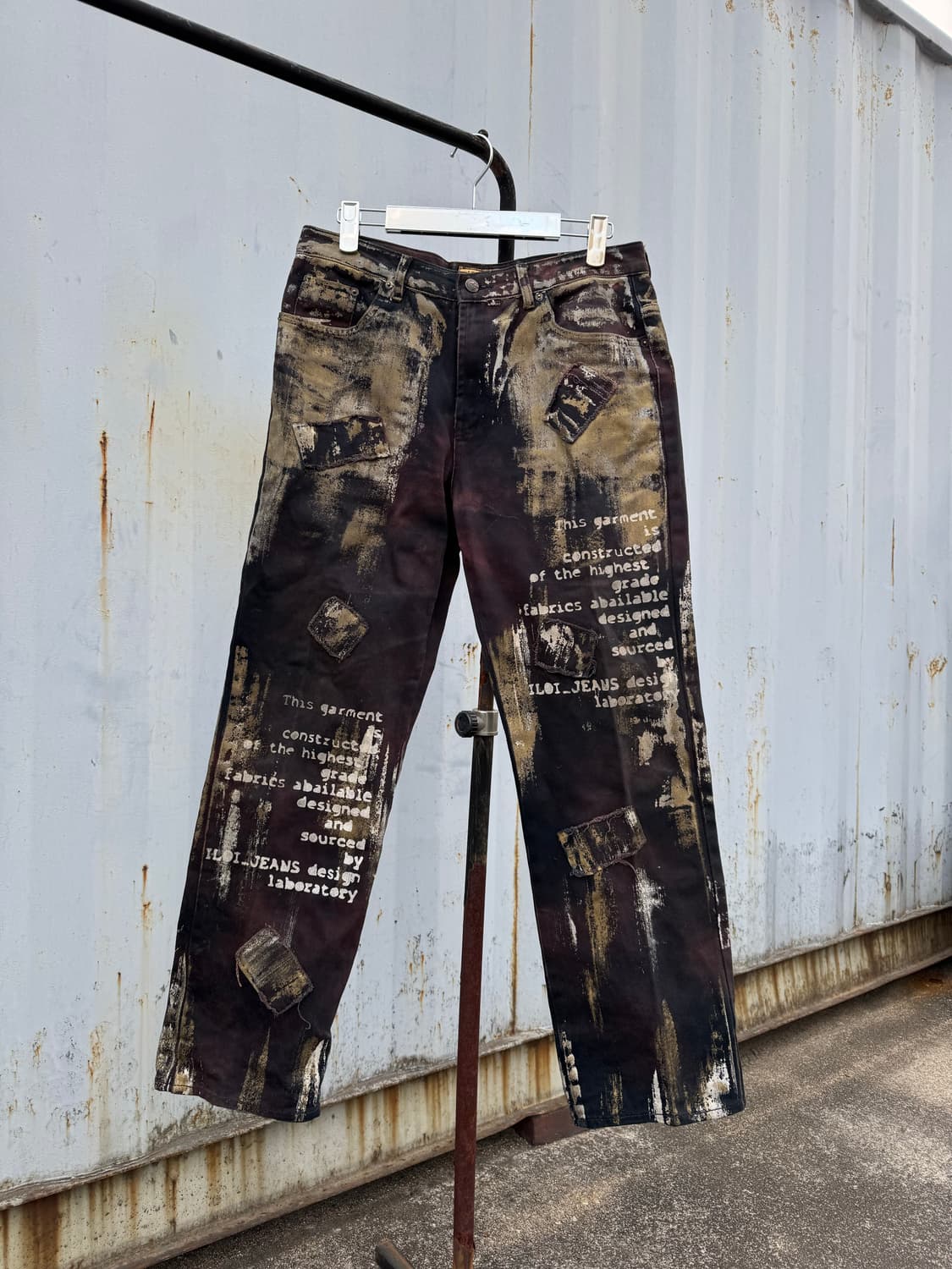Graphic Printed Straight Pants 상품이미지1