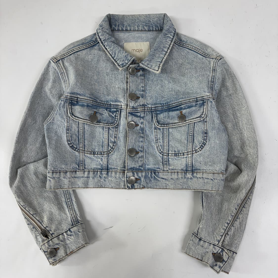 마쥬 데님 크롭 자켓 상품이미지4