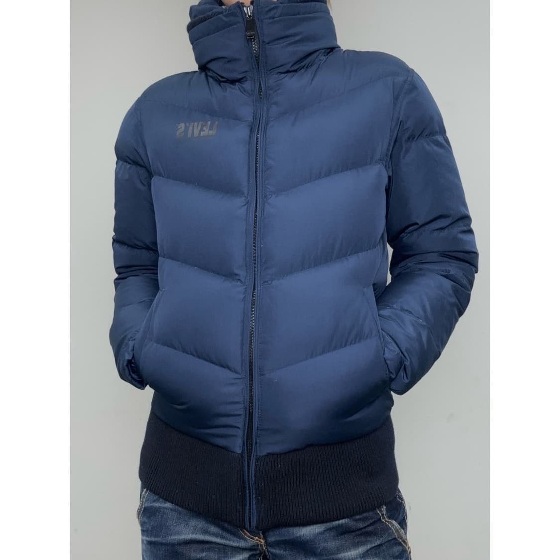 빈티지 리바이스 네이비 덕다운 패딩 상품이미지5