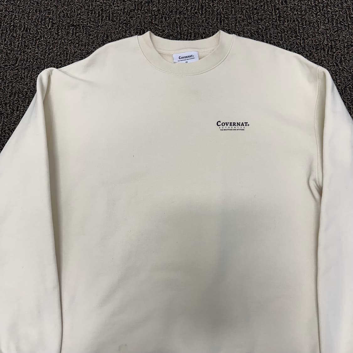 커버낫 맨투맨 아이보리 M 상품이미지2