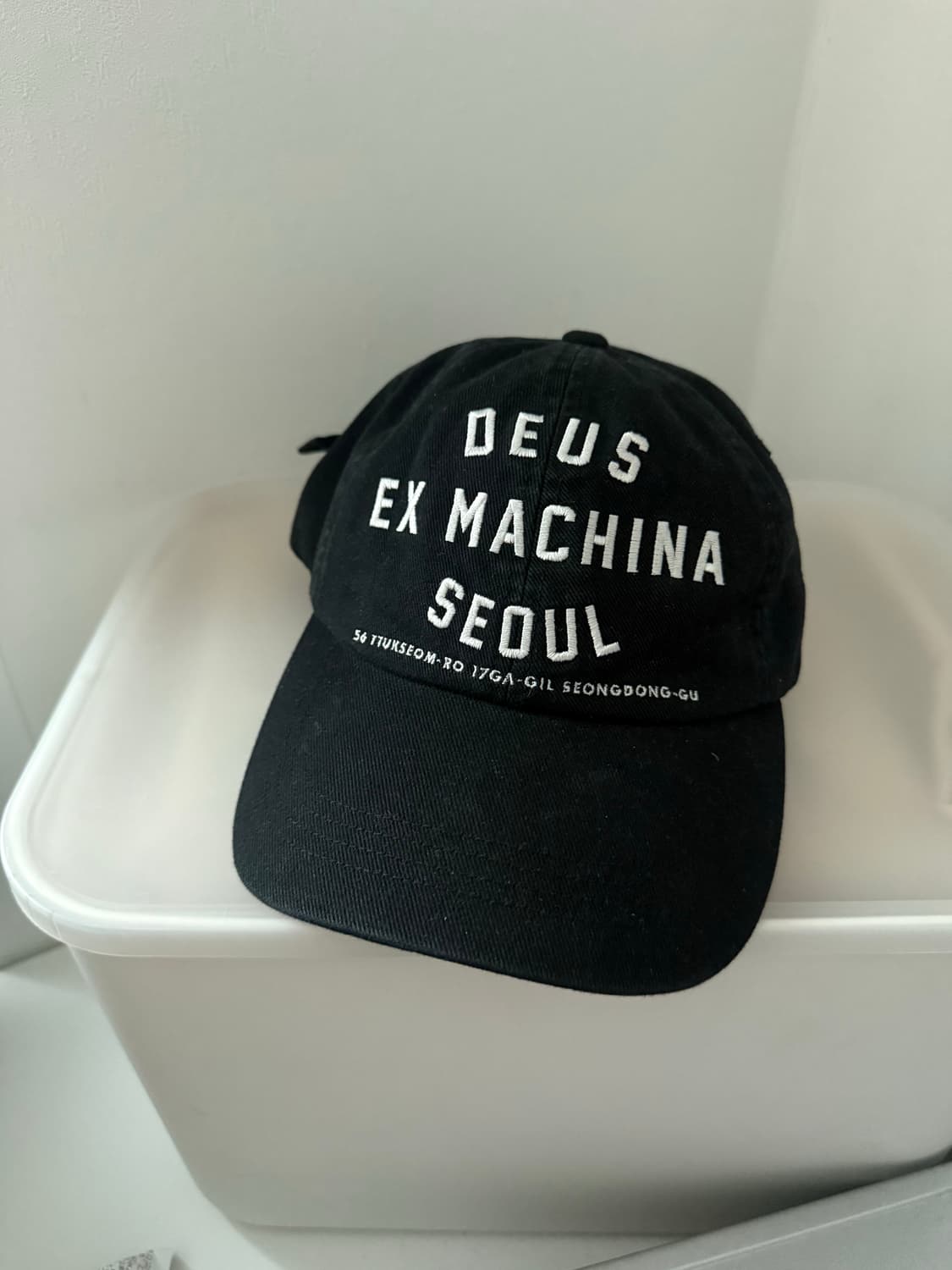 데우스엑스마키나 기본 워싱캡( 블랙 ) 상품이미지2
