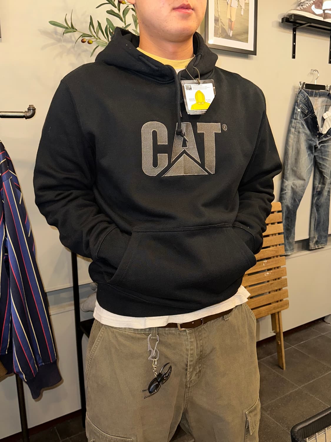 Caterpillar Cat logo Deadstock Hood 상품이미지2