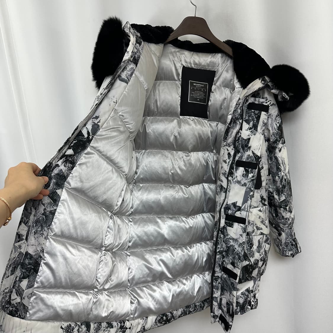 빈폴남자 스키 보드패딩 후드자켓 거위털 100 상품이미지2