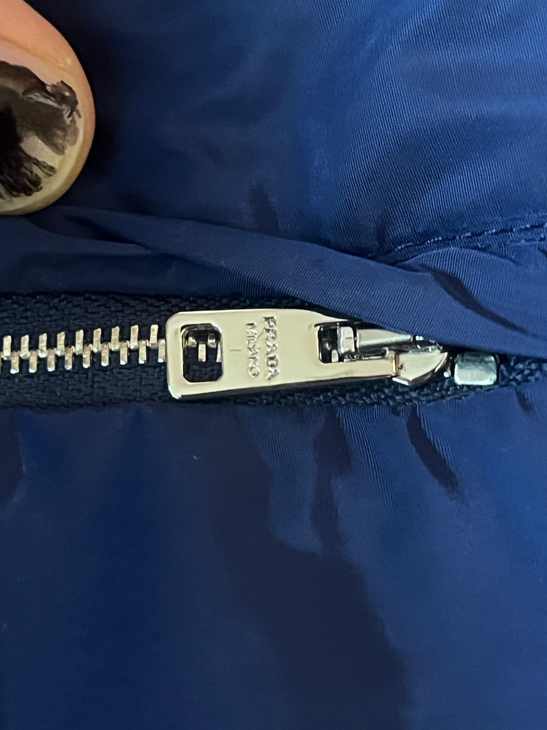 프라다 리나일론 블루 팬츠 (xl) 상품이미지4