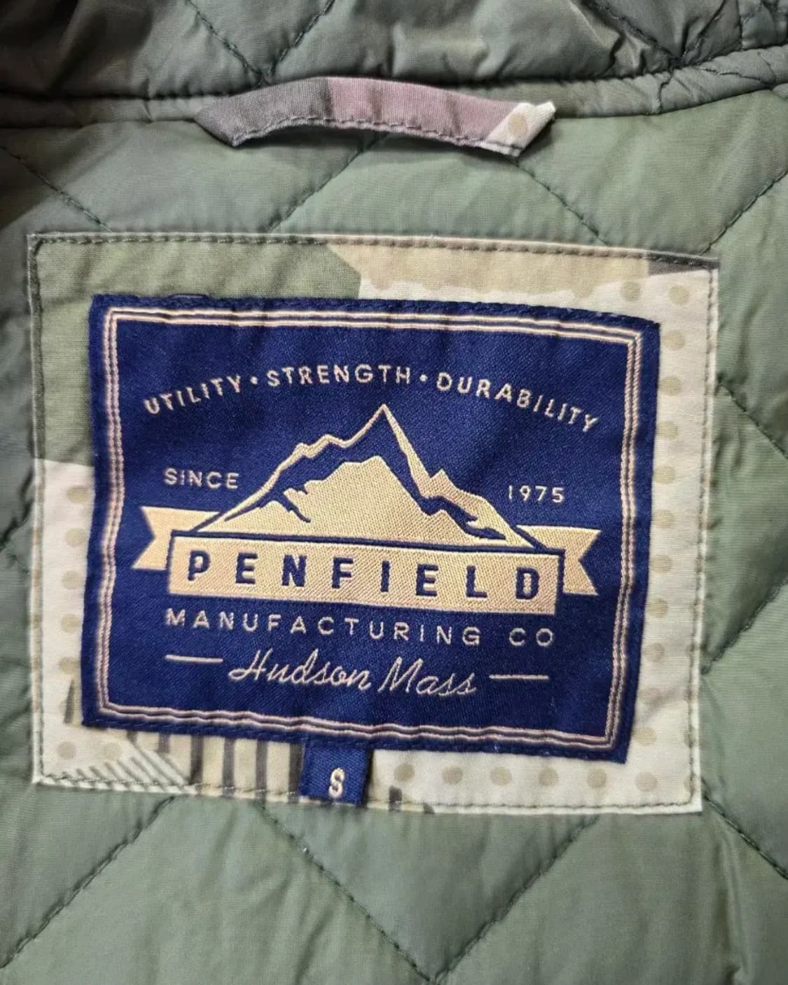 (S) [PENFIELD] 펜필드 카모 패턴 후드 퀼팅 자켓 상품이미지9