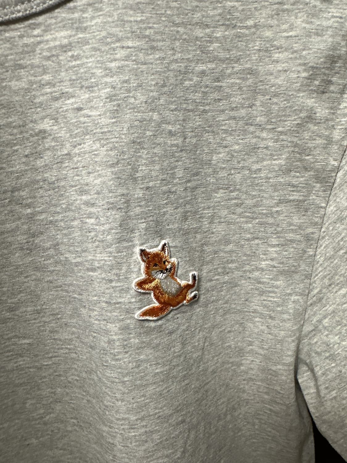 메종키츠네 Maison Kitsune  멜란지그레이 반팔 남녀공용 S 상품이미지3