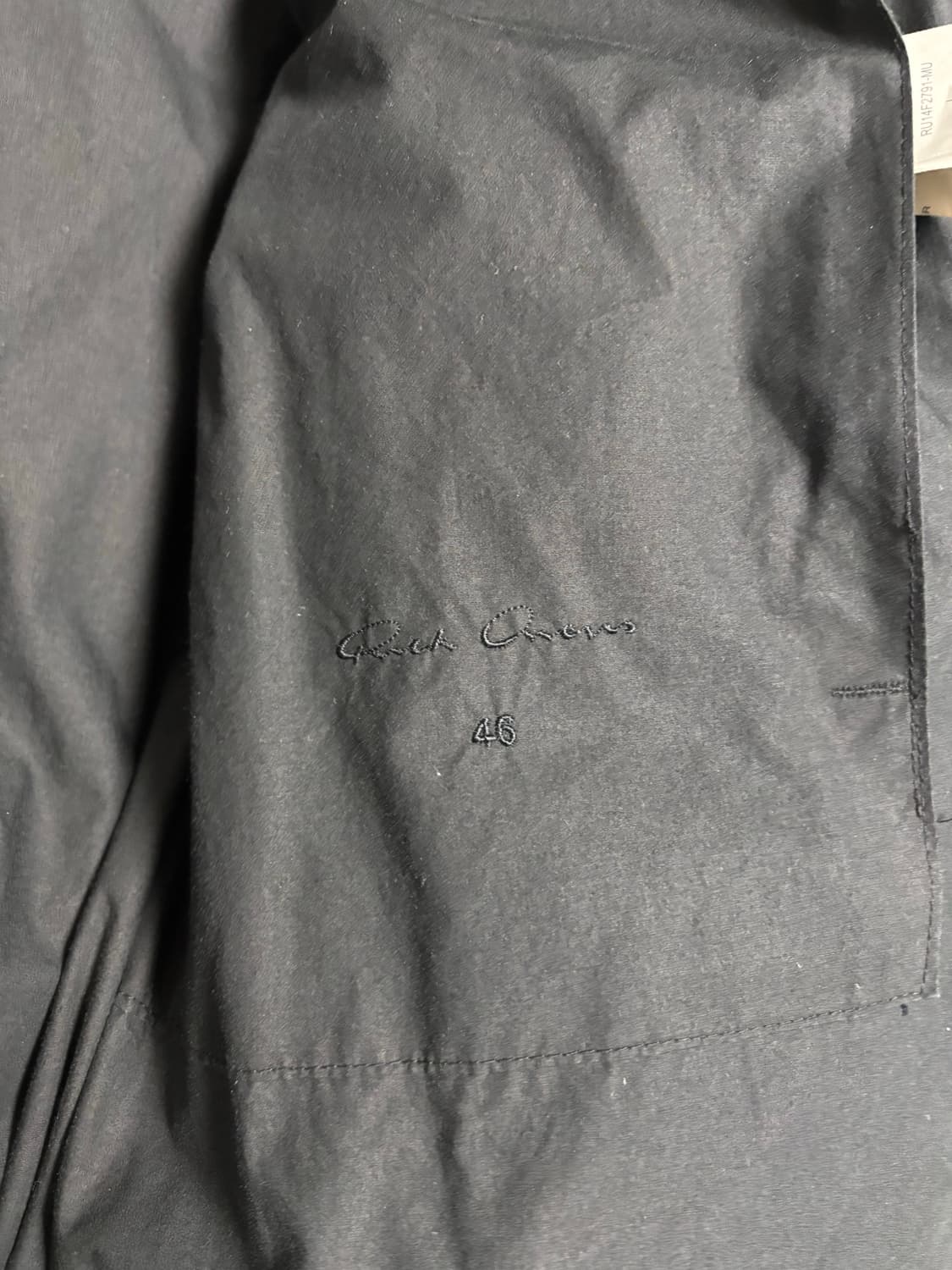 [정품] 릭오웬스 텐꼬르소코모 블랙 봄버 구스다운 ma-1자켓 46사이즈 상품이미지5