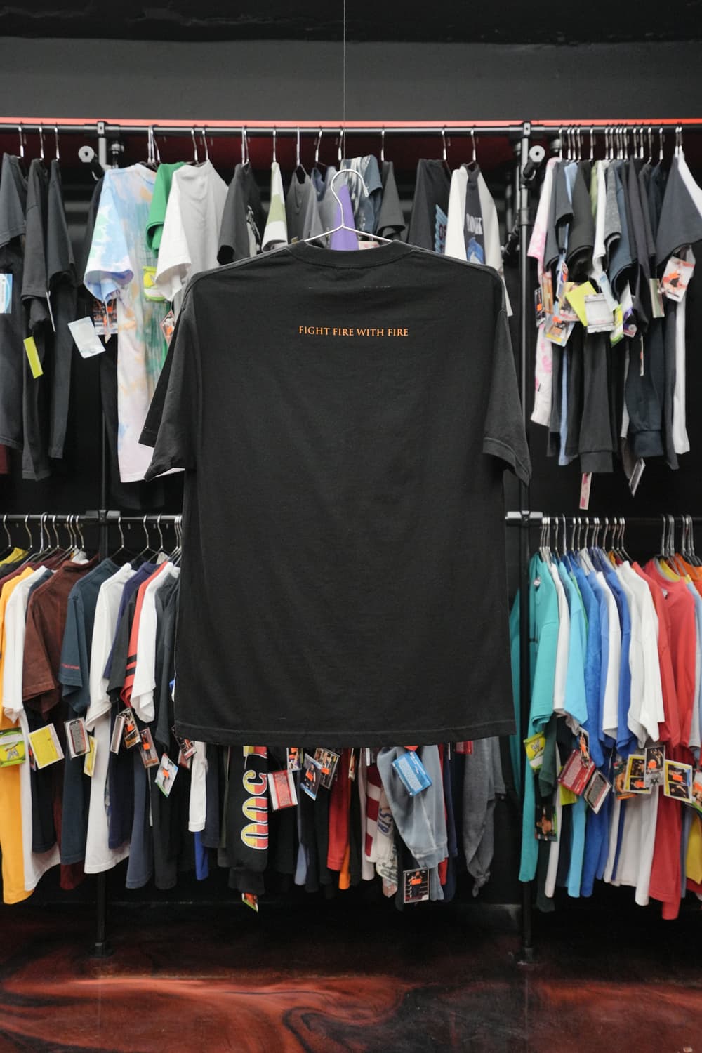 2002년 빈티지 영화 레인 오프 파이어 프로모 티셔츠 상품이미지5