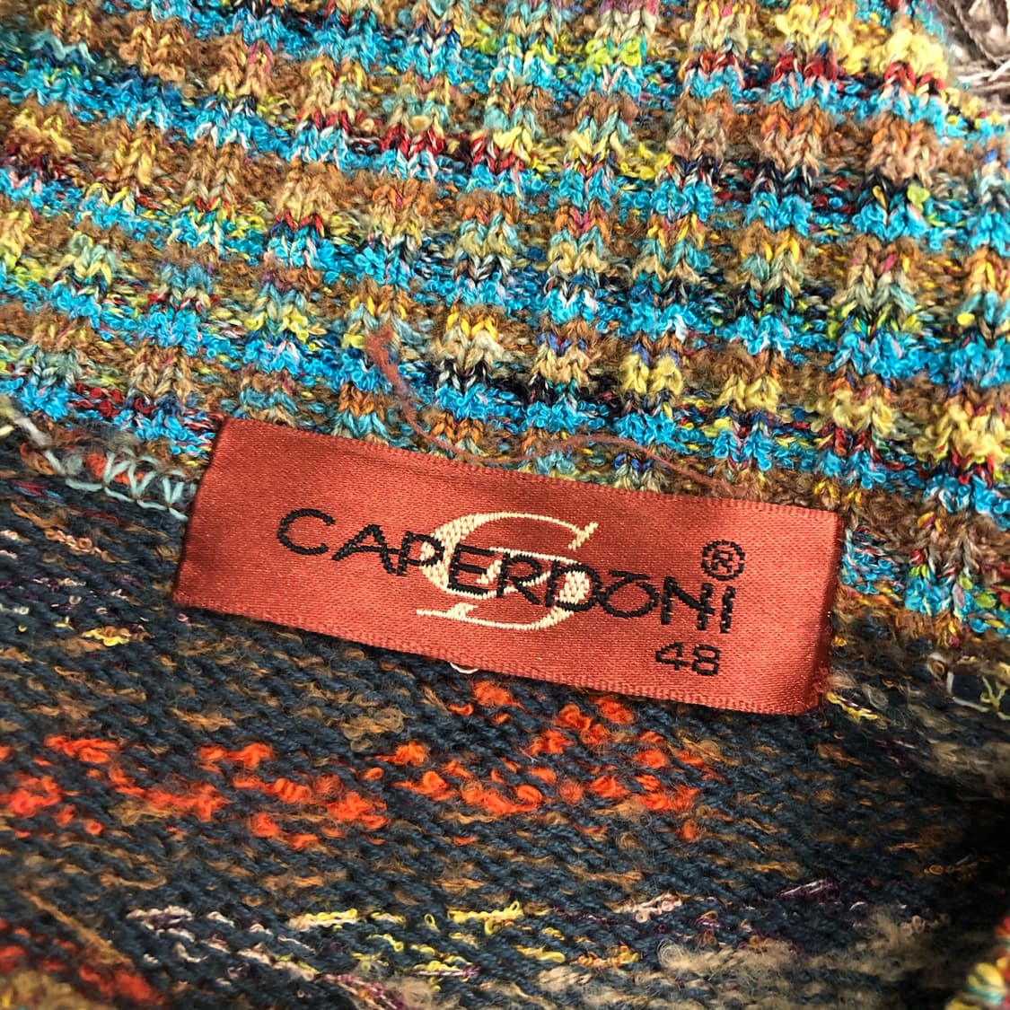 Caperdoni 멀티컬러 패턴 니트 스웨터 상품이미지4
