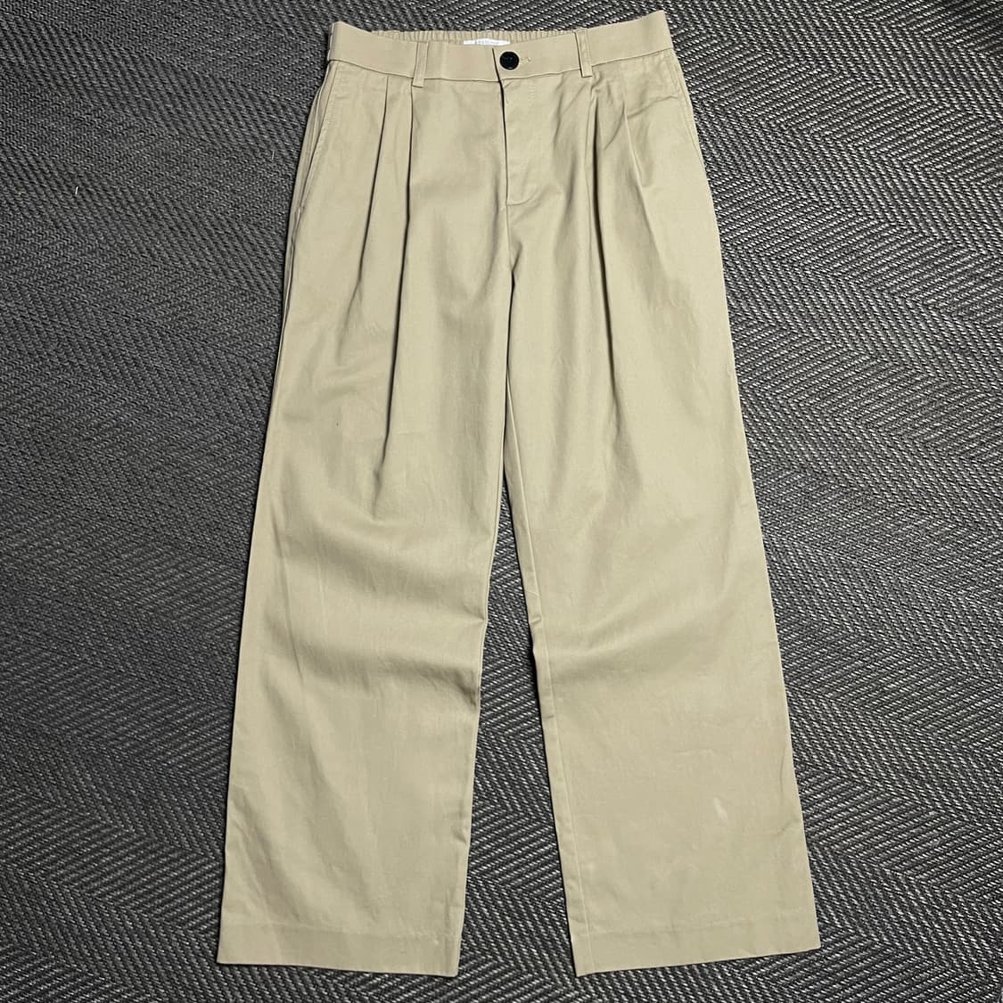 드로우핏 와이드 밴딩 치노팬츠 베이지o 5237 상품이미지1