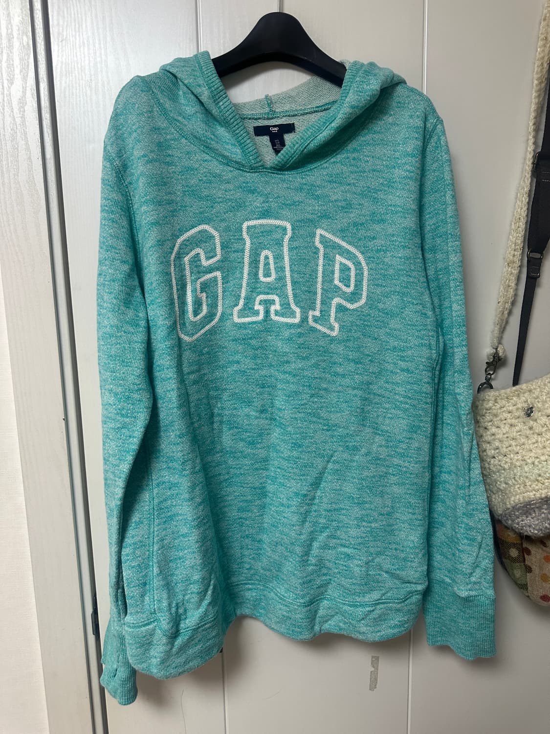 gap 빈티지 민트 후드티 상품이미지1