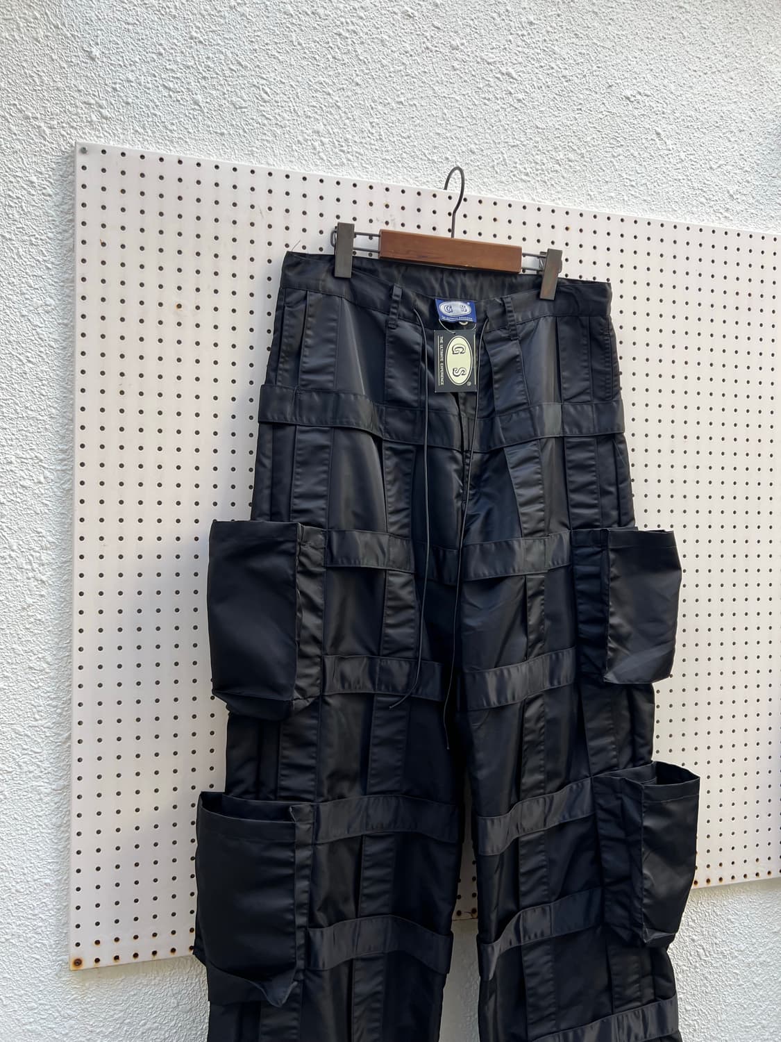 GS UK TECHNO WIDE PANTS 테크노 나일론 와이드 팬츠 상품이미지5