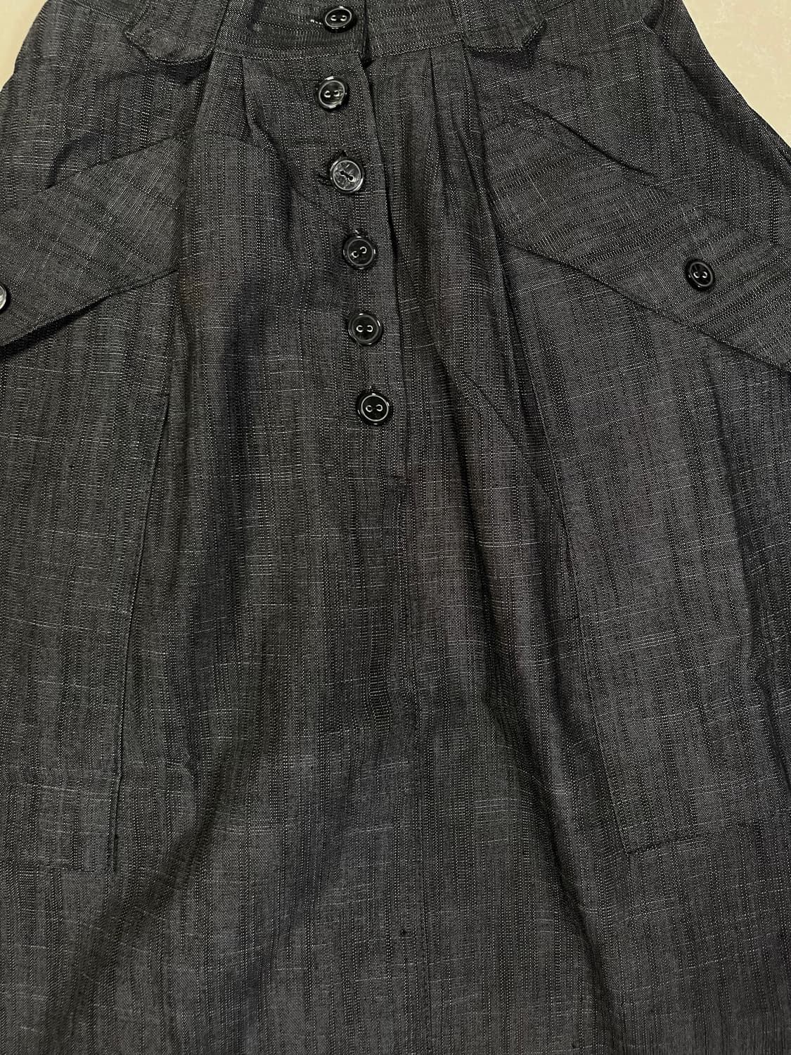 빈티지 치마 Vintage Charcoal Denim Skirt 상품이미지2