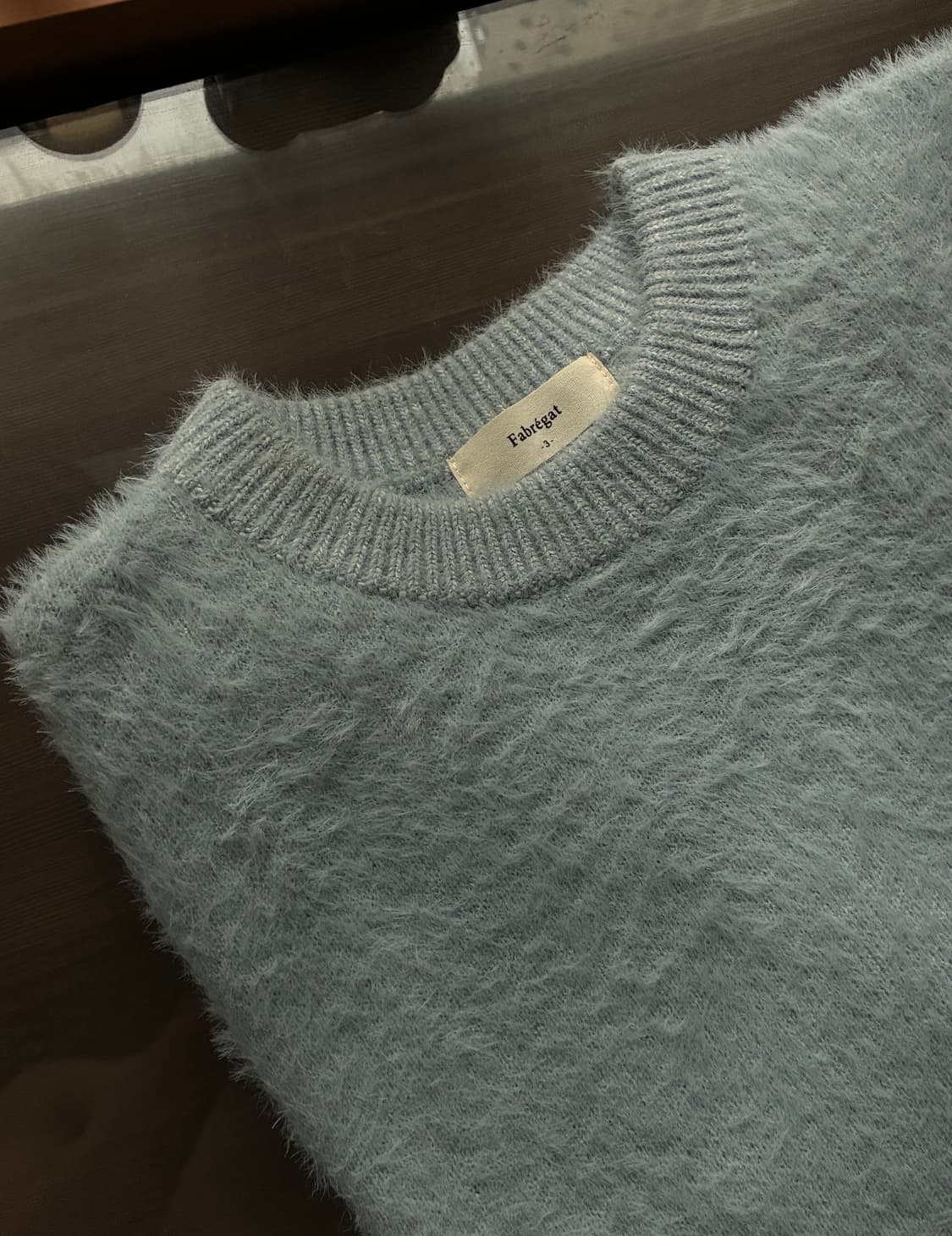 (3) 파브레가 카밀 앙고라 오버핏 니트 (클라우드 블루) 판매 상품이미지8
