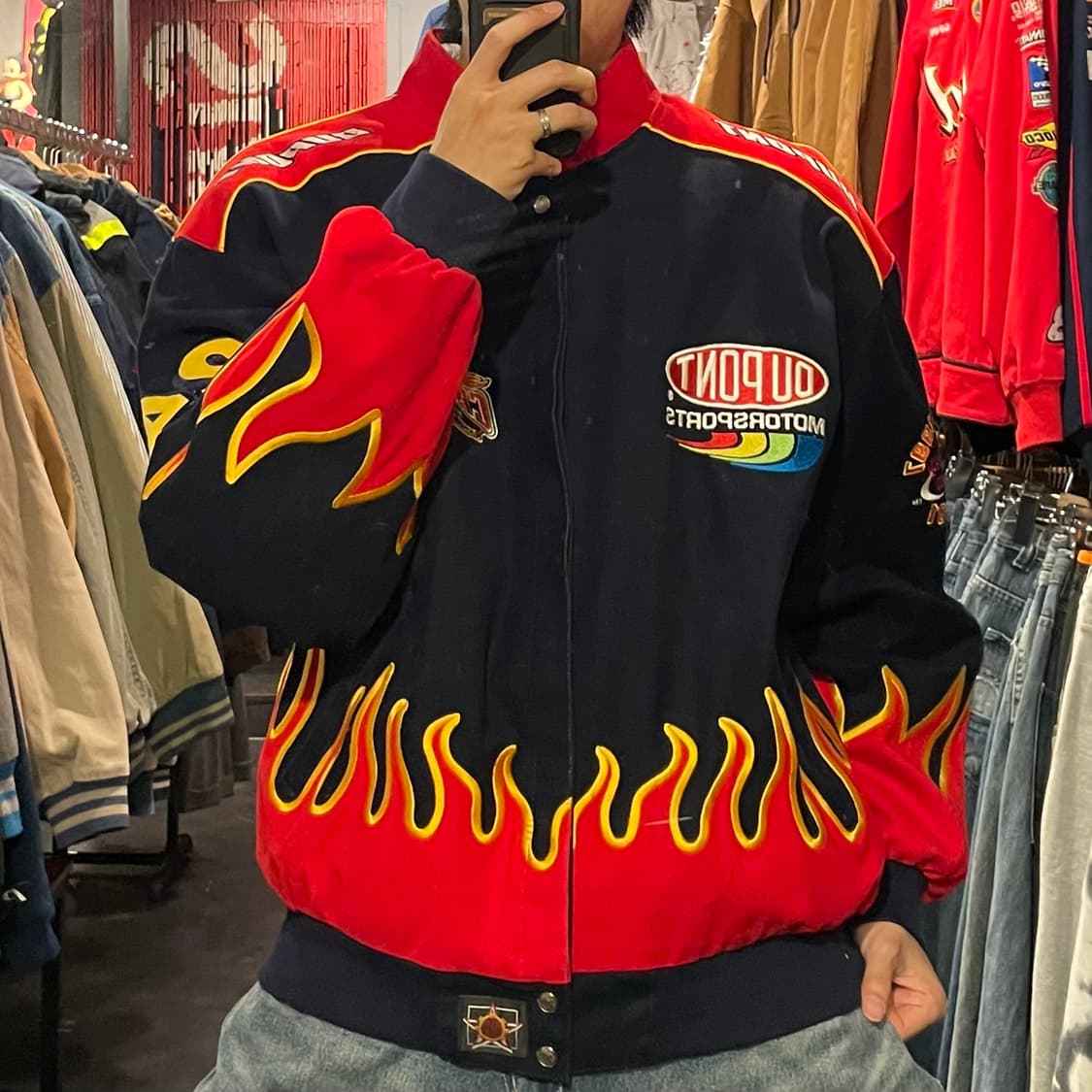 [IM] JH 제프해밀턴 X 나스카 챔피언스 플레임 코튼 레이싱 자켓 상품이미지4