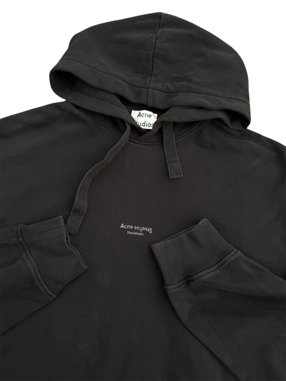 Acne Studios 아크네 스튜디오 스톡홀름 블랙 후디 상품이미지2