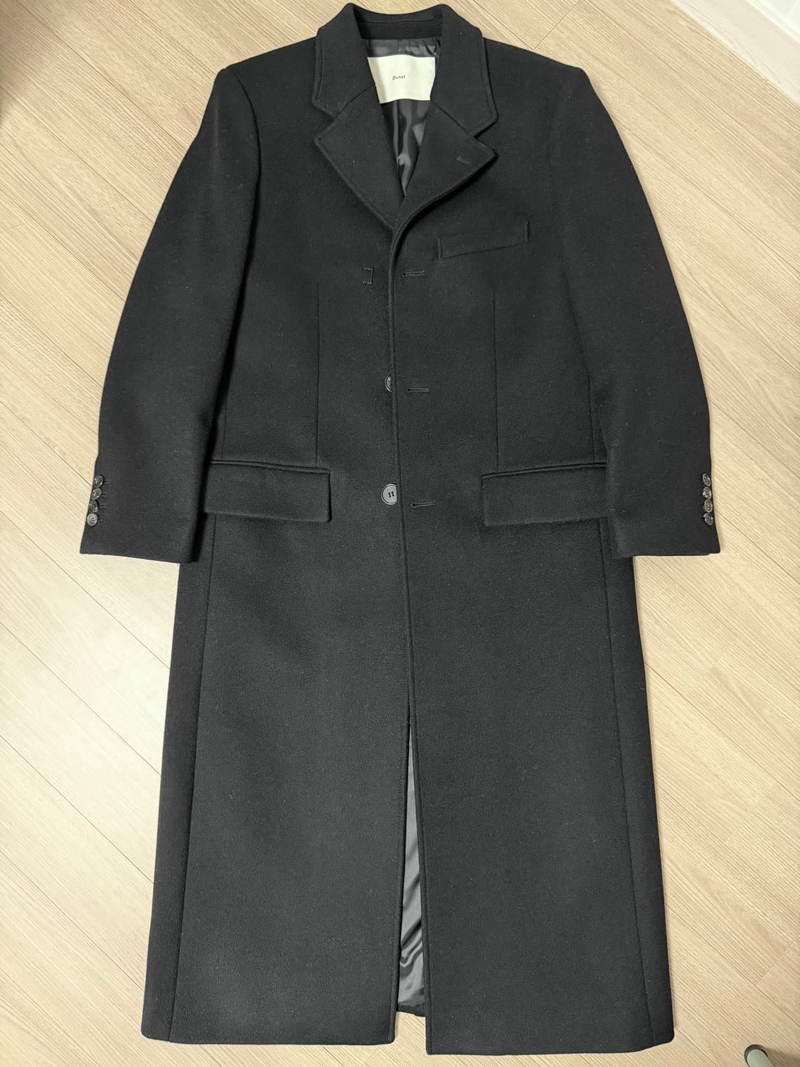 던스트 2way 3button 캐시미어 코트 xs 상품이미지4