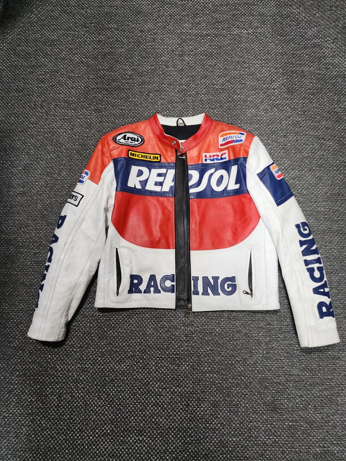 레더빈티지 레이싱 자켓 라이더 가죽자켓 상품이미지1