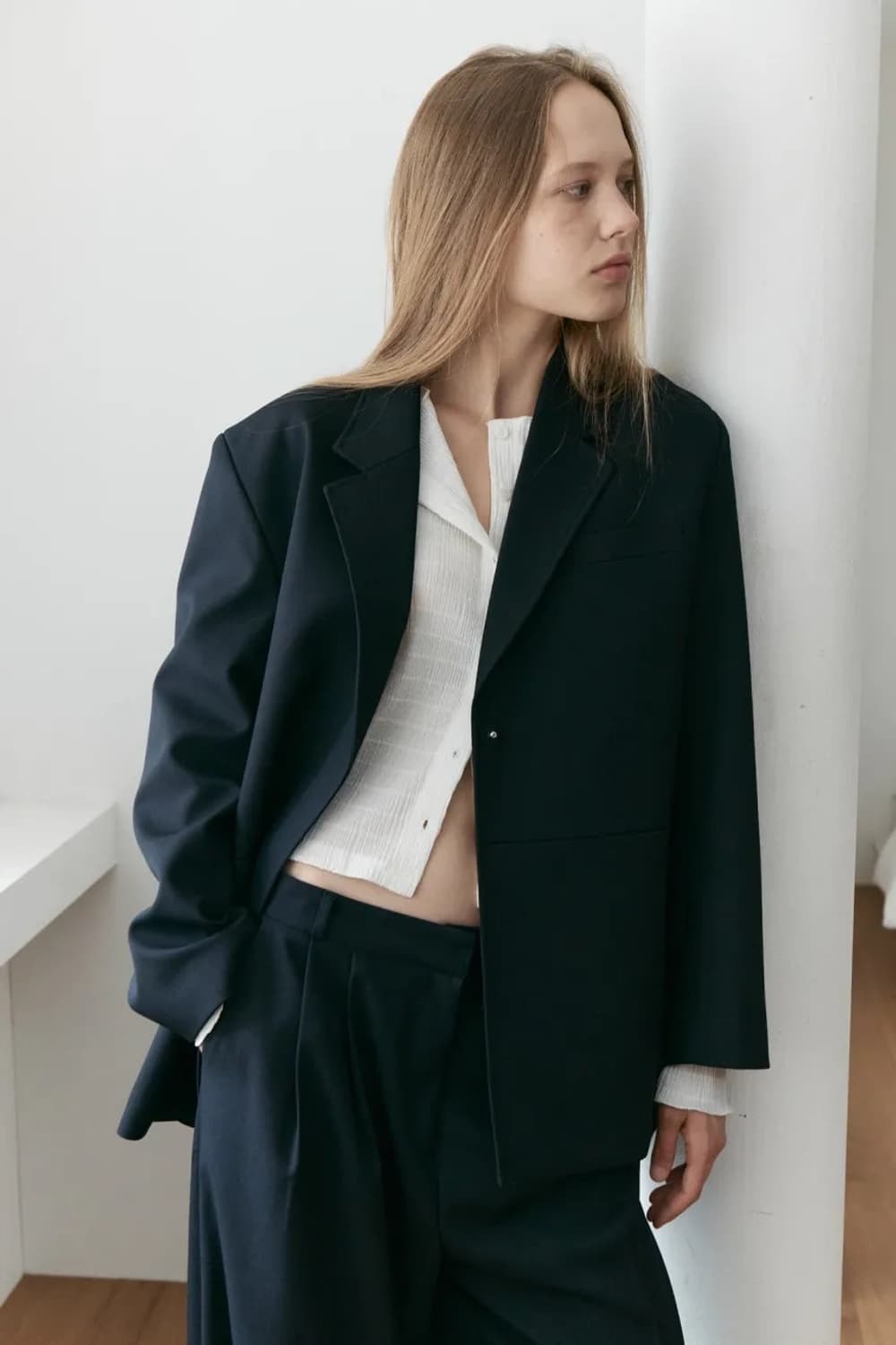 르마흐 러프슬랙스 네이비S 상품이미지4