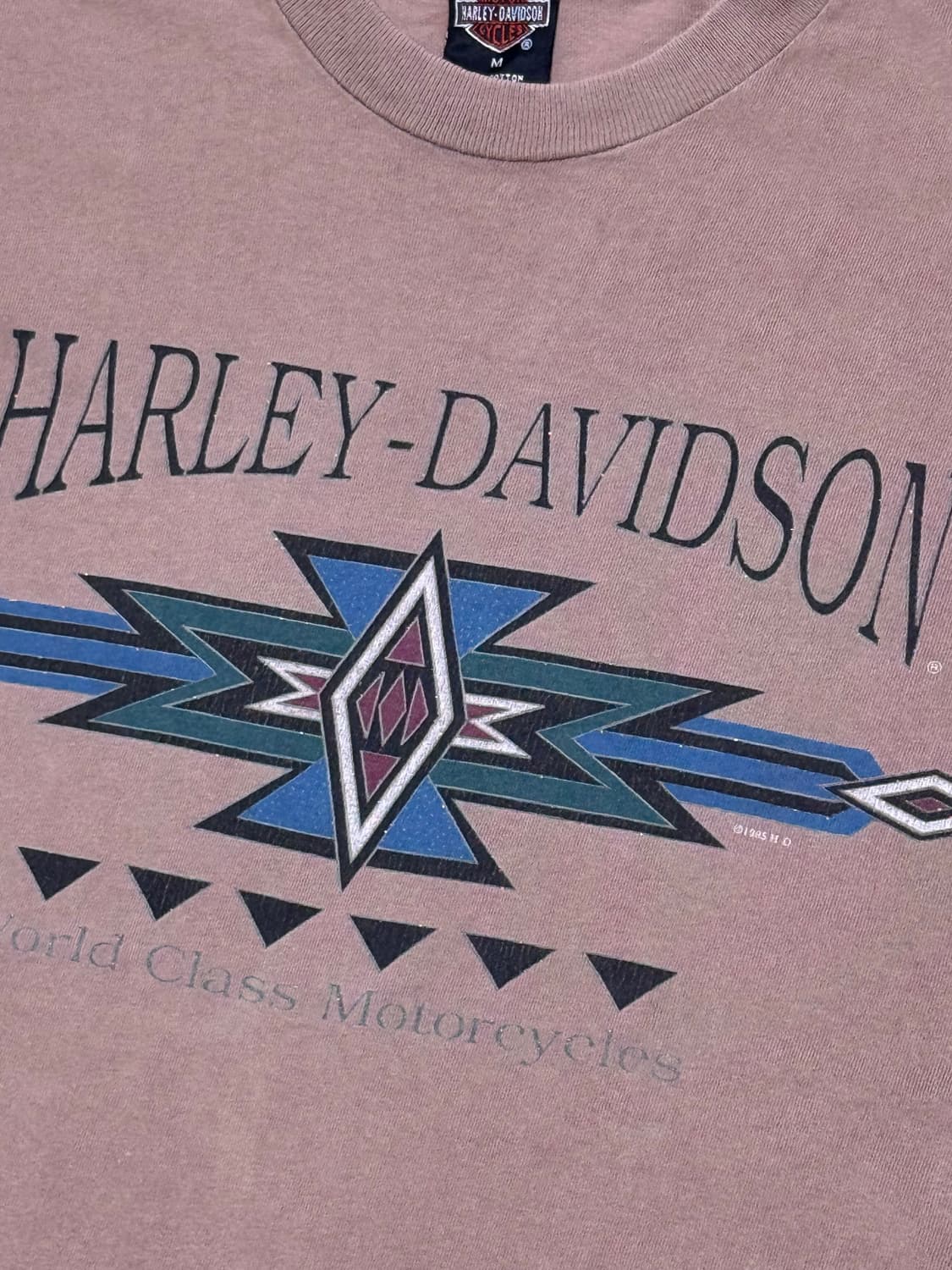  할리 데이비슨 사우스웨스트 그래픽 티셔츠 90s 상품이미지3