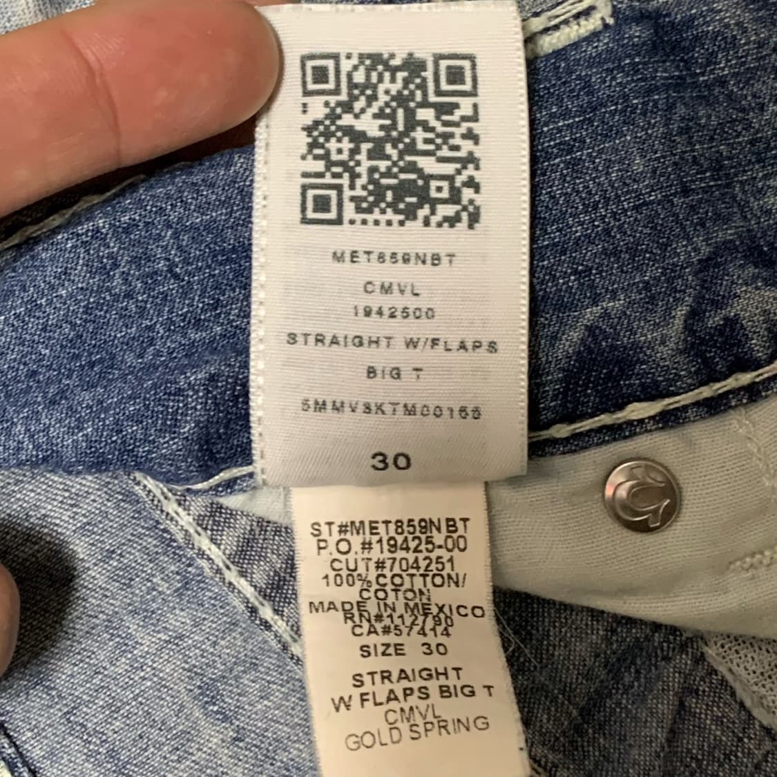 [33] 트루릴리젼 STRAIGHT 데님팬츠 상품이미지6