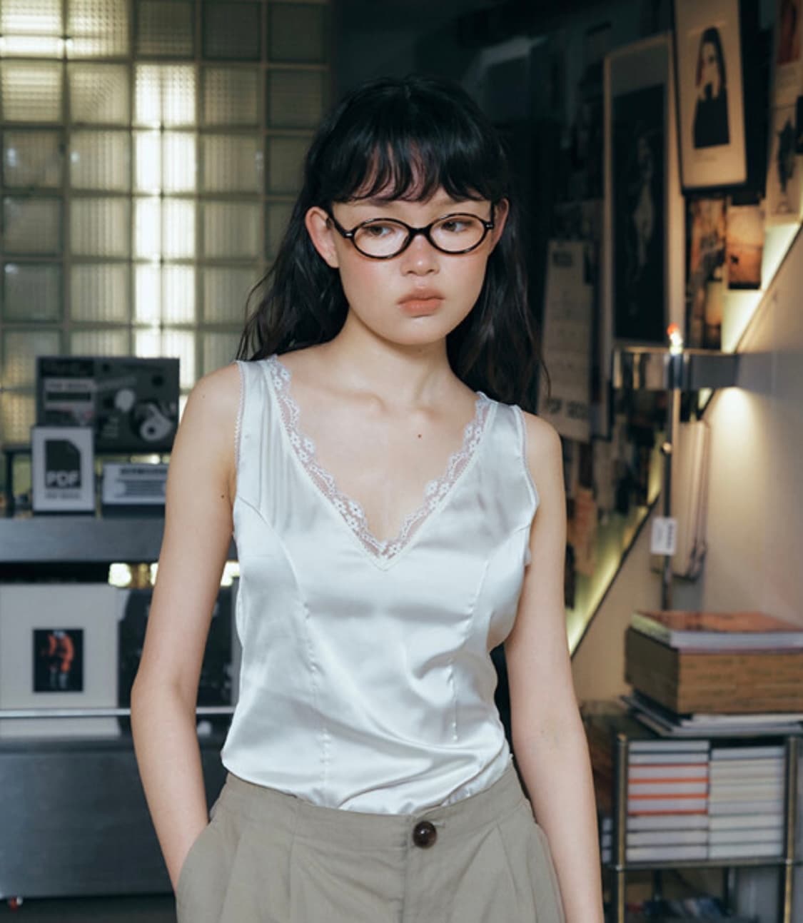 그린버터 Muse Lace Slip Dress 레이스 슬립 드레스 원피스 상품이미지2