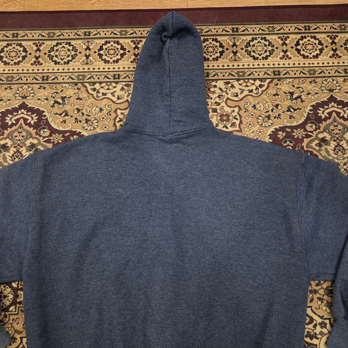 90s 빈티지 러셀 후드집업 네이비 XL 상품이미지4