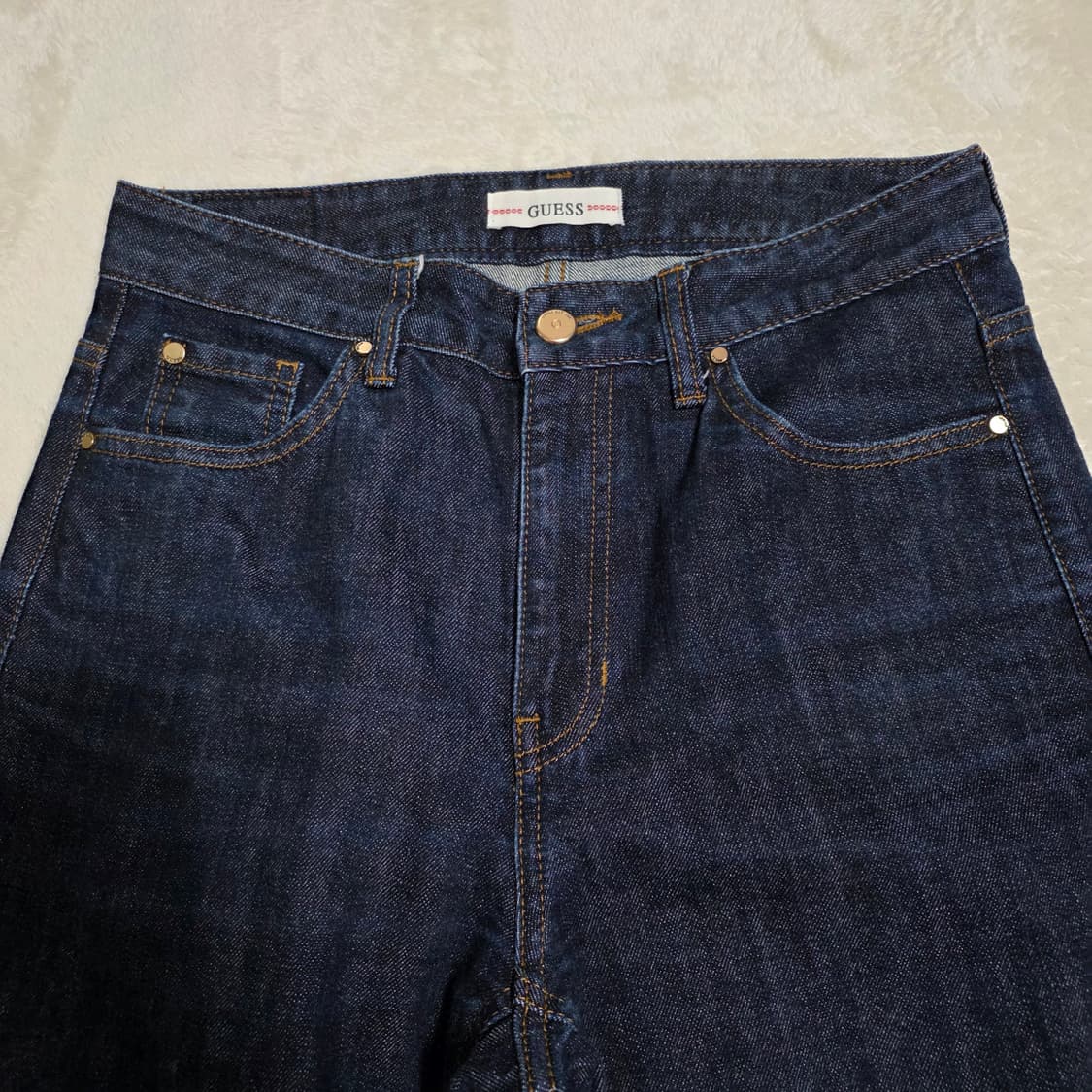 (26)여성 게스 세미와이드 데님 팬츠  상품이미지2