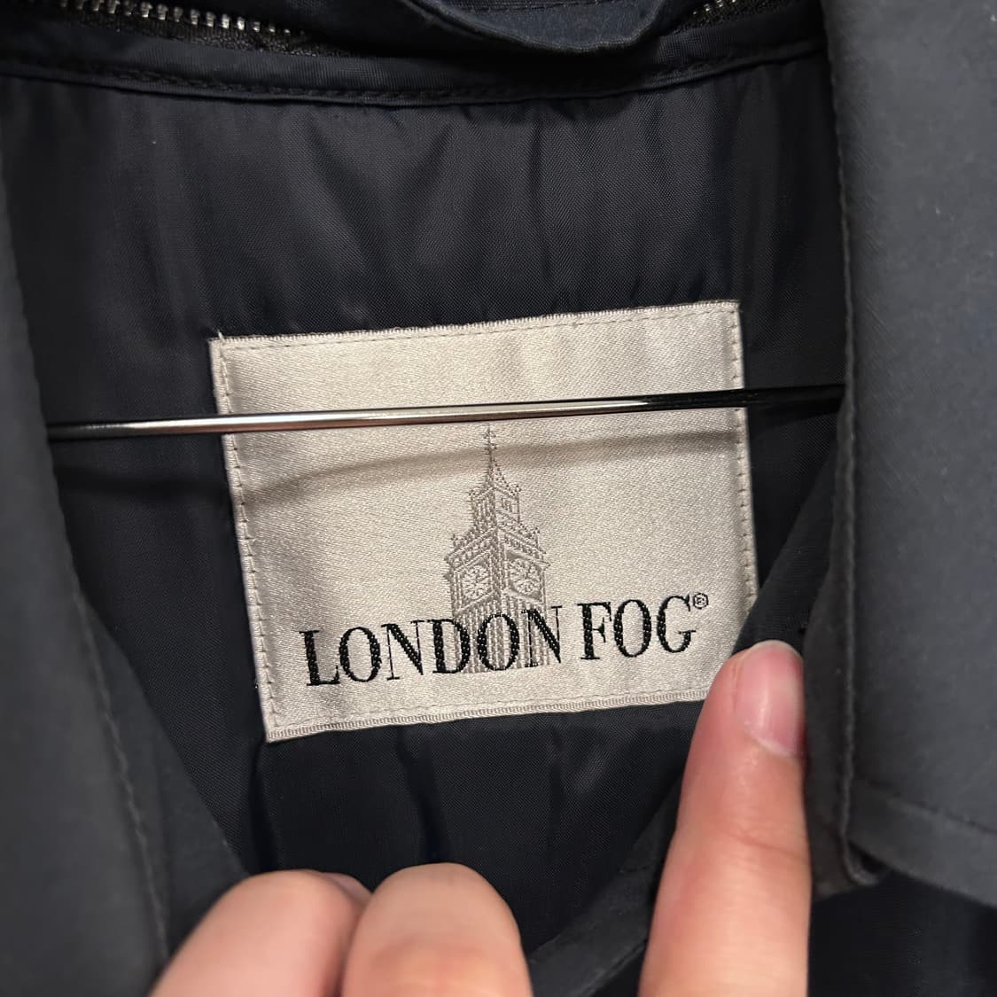런던포그 이너탈착 히든버튼 코튼 트렌치코트 상품이미지3