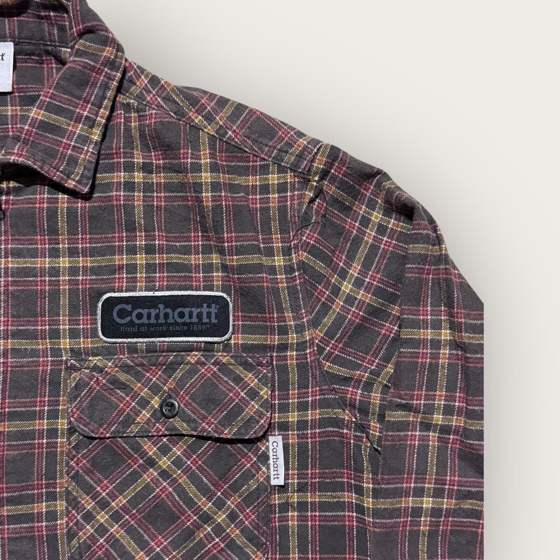 칼하트 체크 셔츠 자켓 상품이미지3
