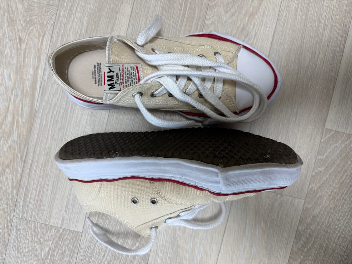 메종 미하라 야스히로 피터슨 OG 솔 캔버스 로우탑 EU44 상품이미지5