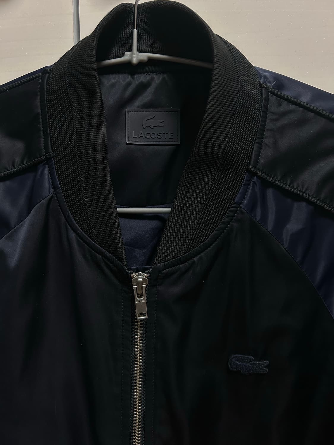 라코스테 남성 항공 점퍼 블랙 95 / 실측 100 상품이미지2