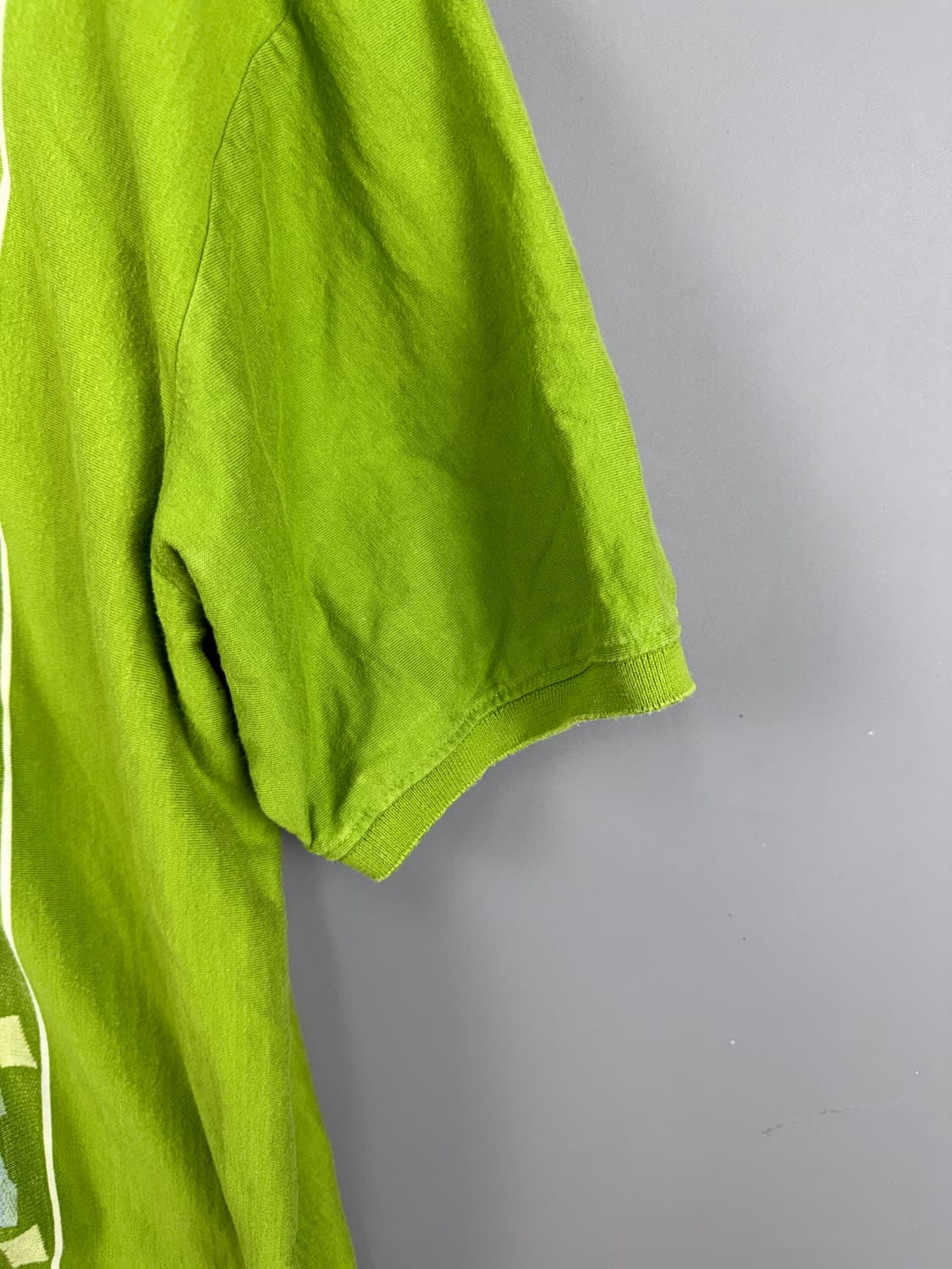 오베이 패턴 반팔 카라 반집업 E16 상품이미지4