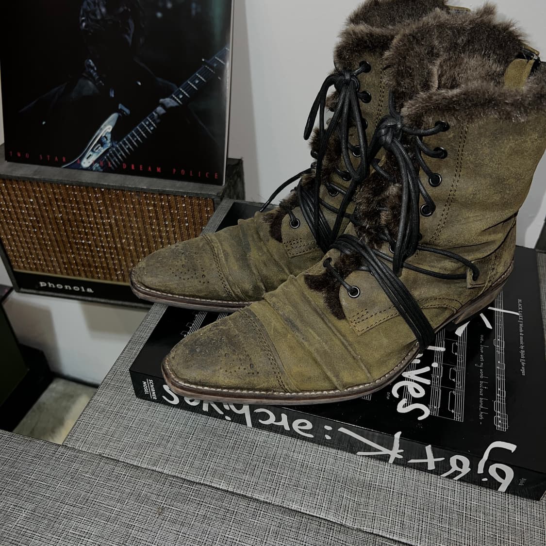 토네이도 마트 백 지퍼 주름 가공 부츠 상품이미지5