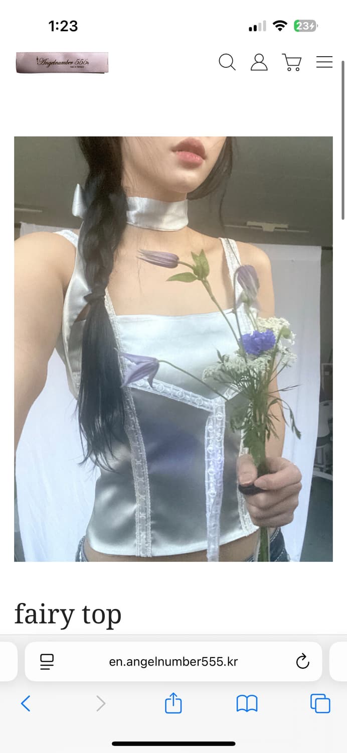 엔젤넘버555 페어리탑 새상품 (택있음) 상품이미지1