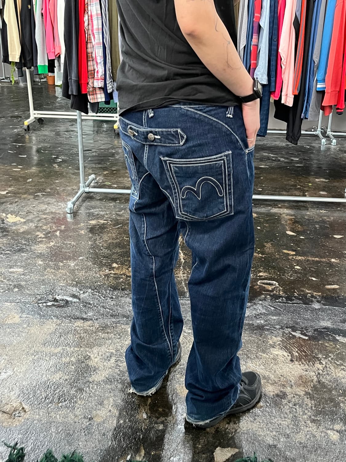 EVISU Y2K 데님 팬츠 상품이미지4