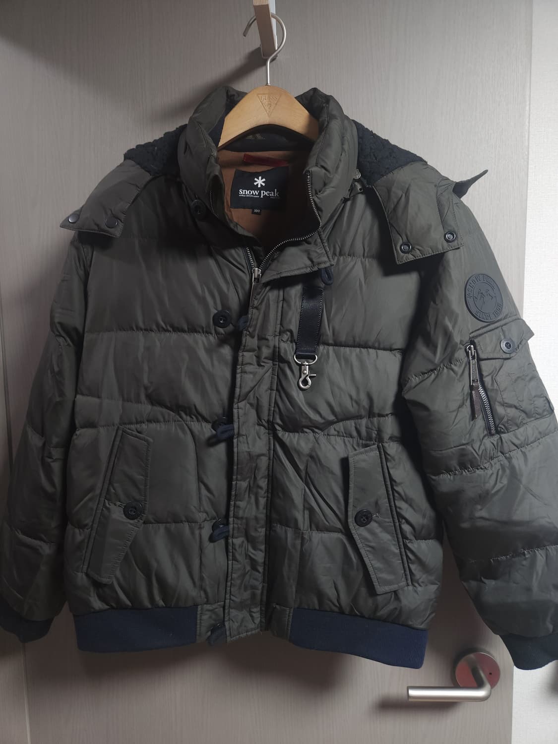 스노우피크 오리털 숏패딩 점퍼, L 상품이미지1