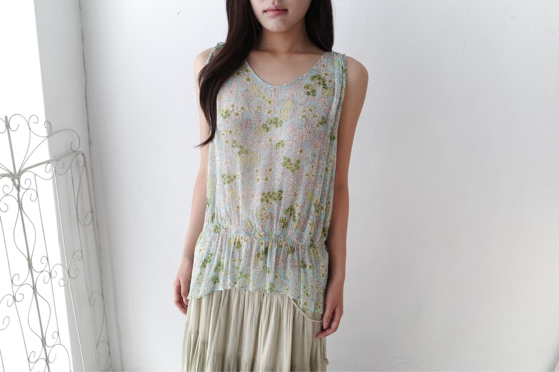 flower sleeveless 상품이미지3