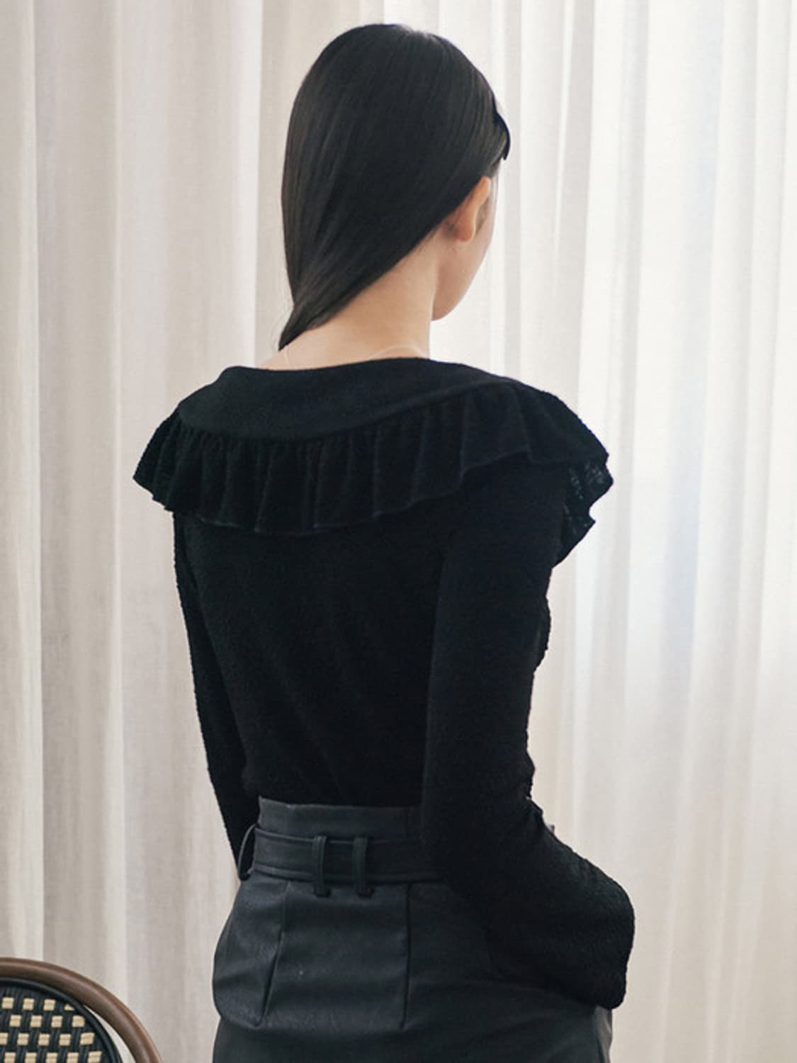 플로움 코코 러플 가디건 상품이미지3