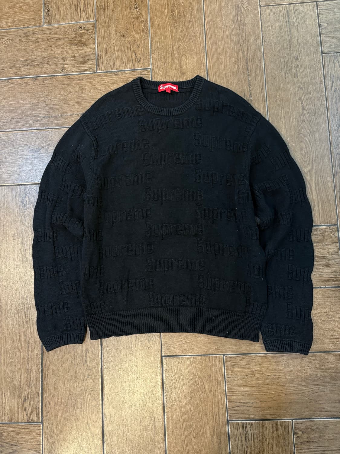Supreme Raised Logo Sweater - 19Fw 상품이미지6