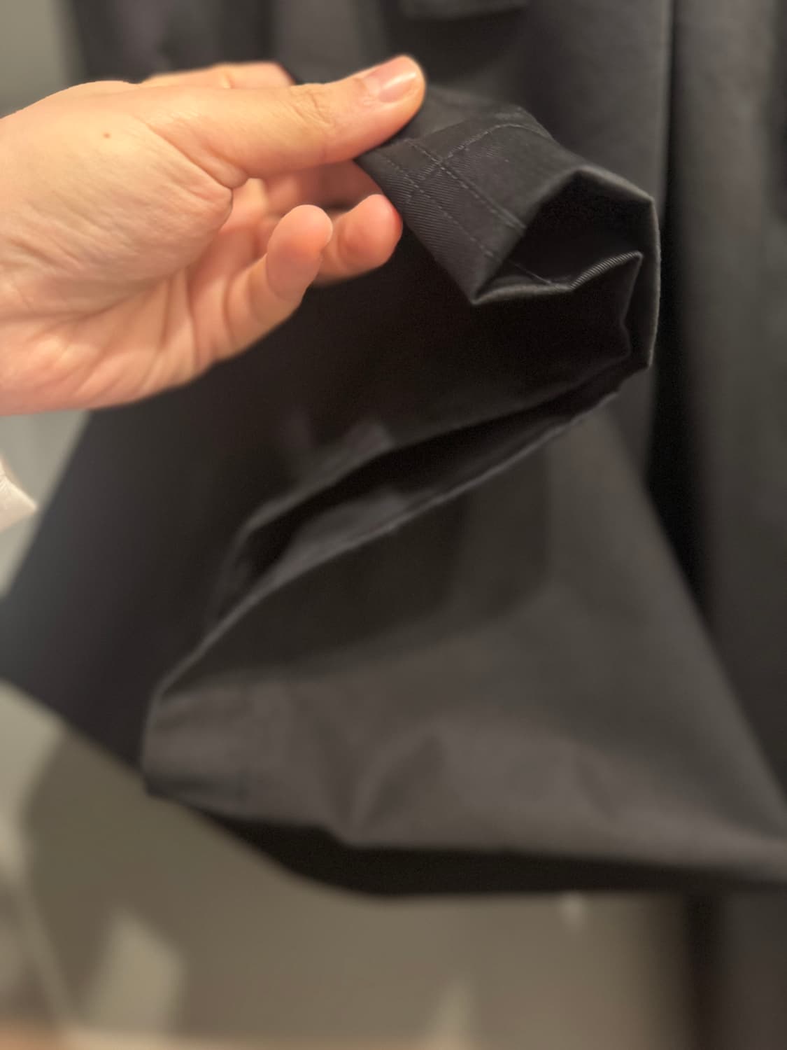 노이스 25ss 벨티드 코튼 와이드 팬츠 s size 상품이미지5